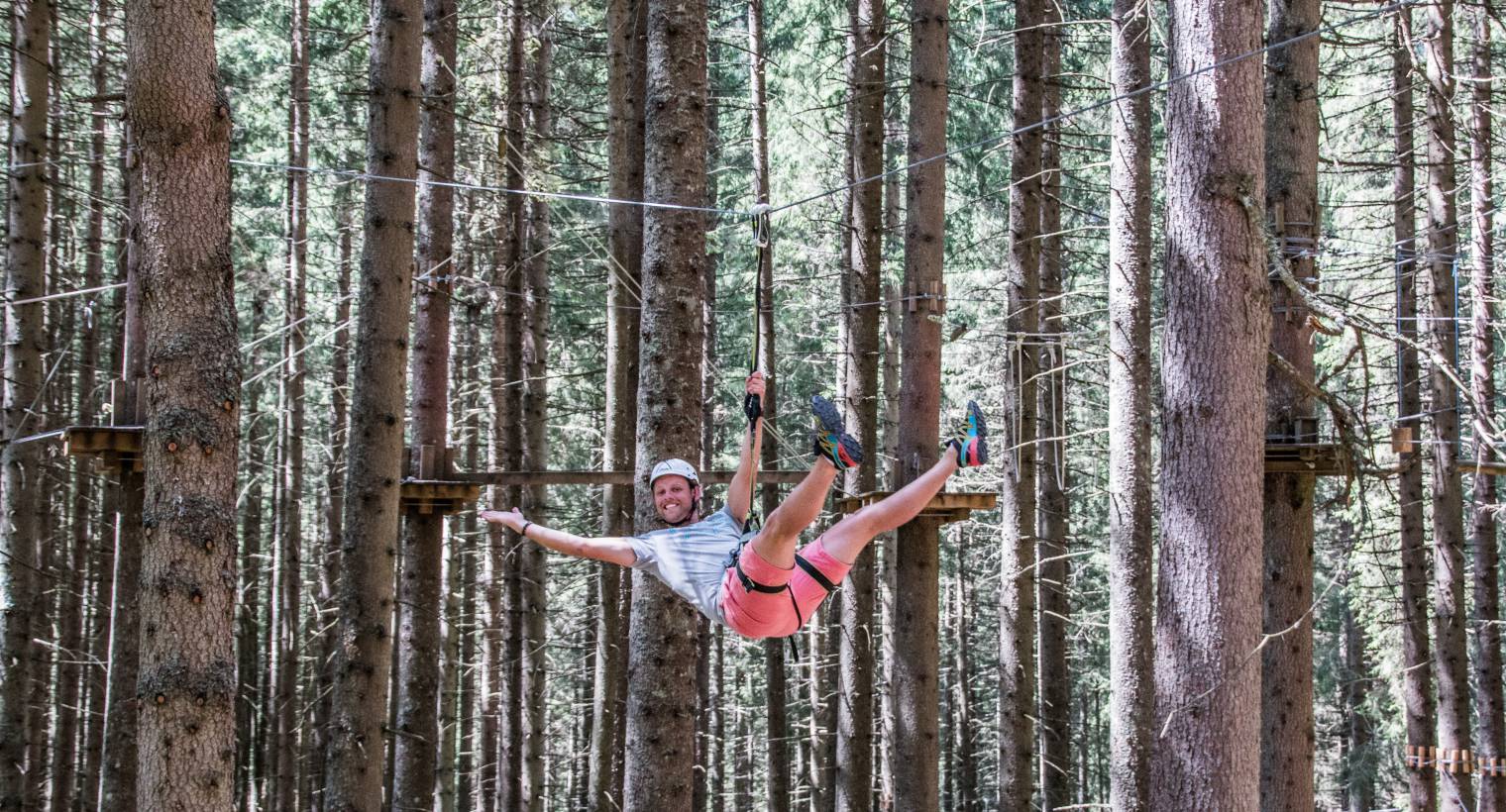 Gerlos high ropes course: Step by step beyond your limits - Hotel Gaspingerhof