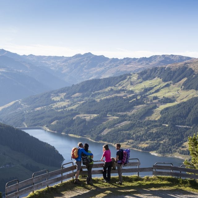 wandern sommer gletscherblick
