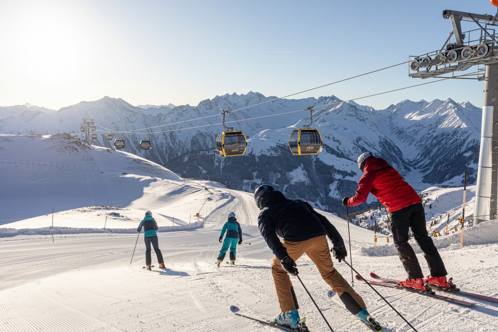 Skifahren Gerlos Winter ZillertalArena 01 scaled